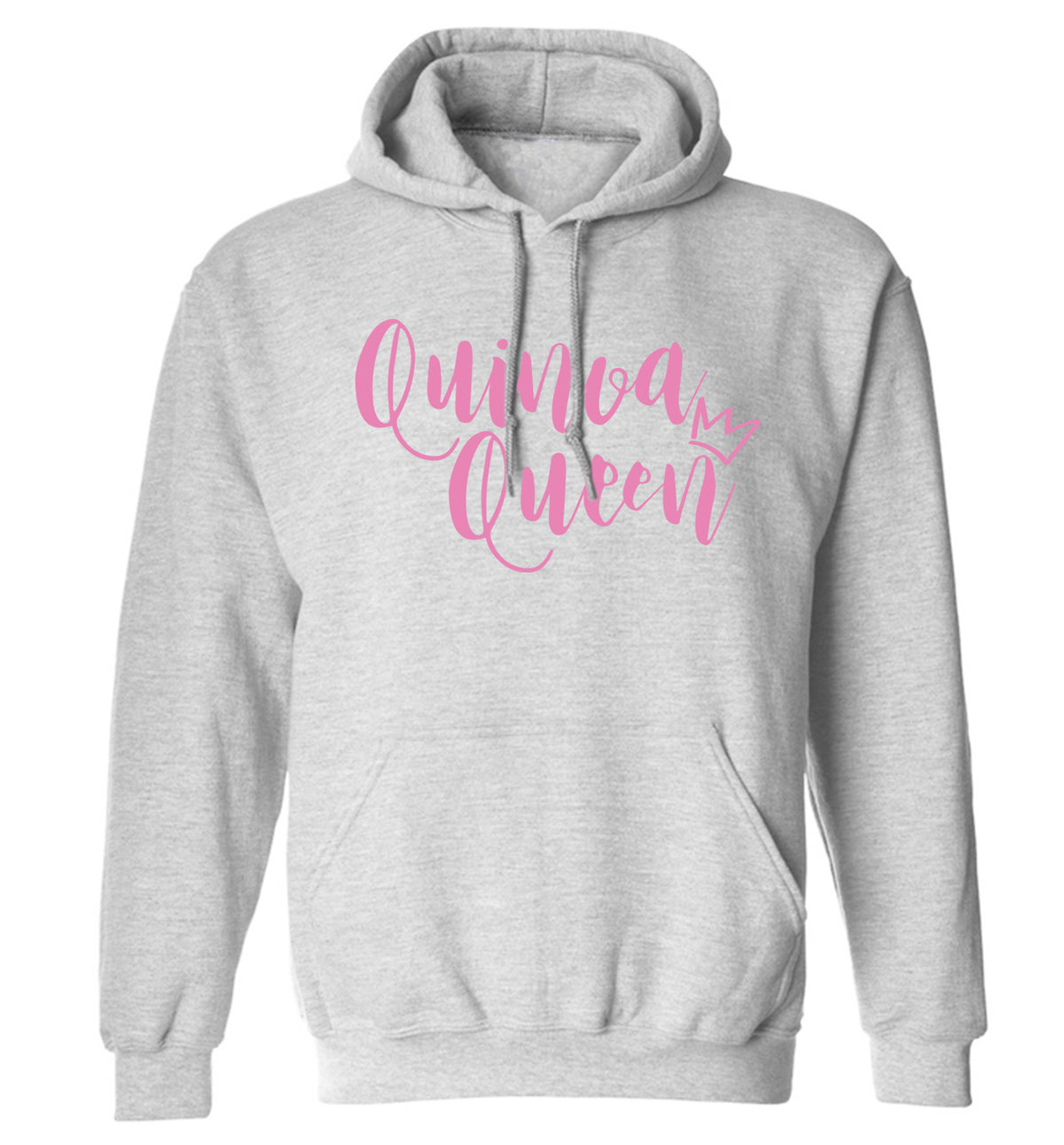 Quinoa Queen adults unisex grey hoodie 2XL