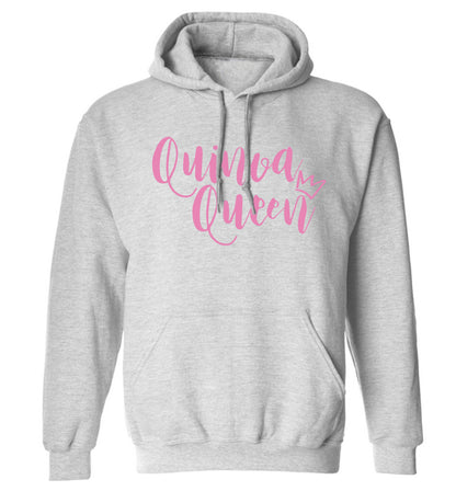 Quinoa Queen adults unisex grey hoodie 2XL