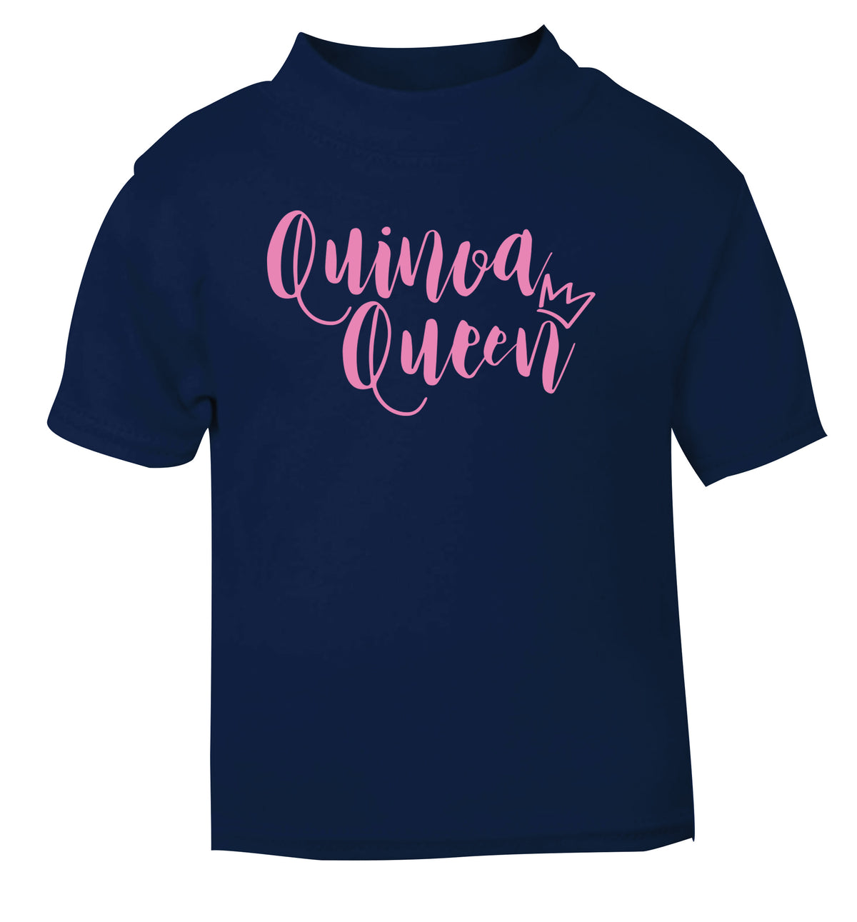 Quinoa Queen navy Baby Toddler Tshirt 2 Years