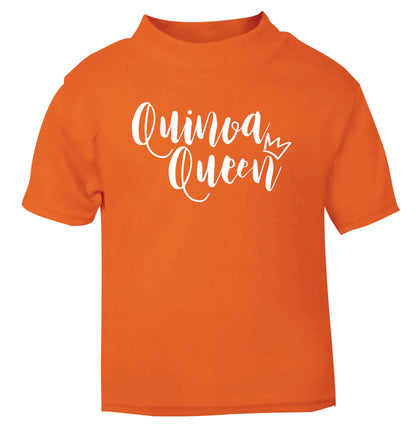 Quinoa Queen orange Baby Toddler Tshirt 2 Years