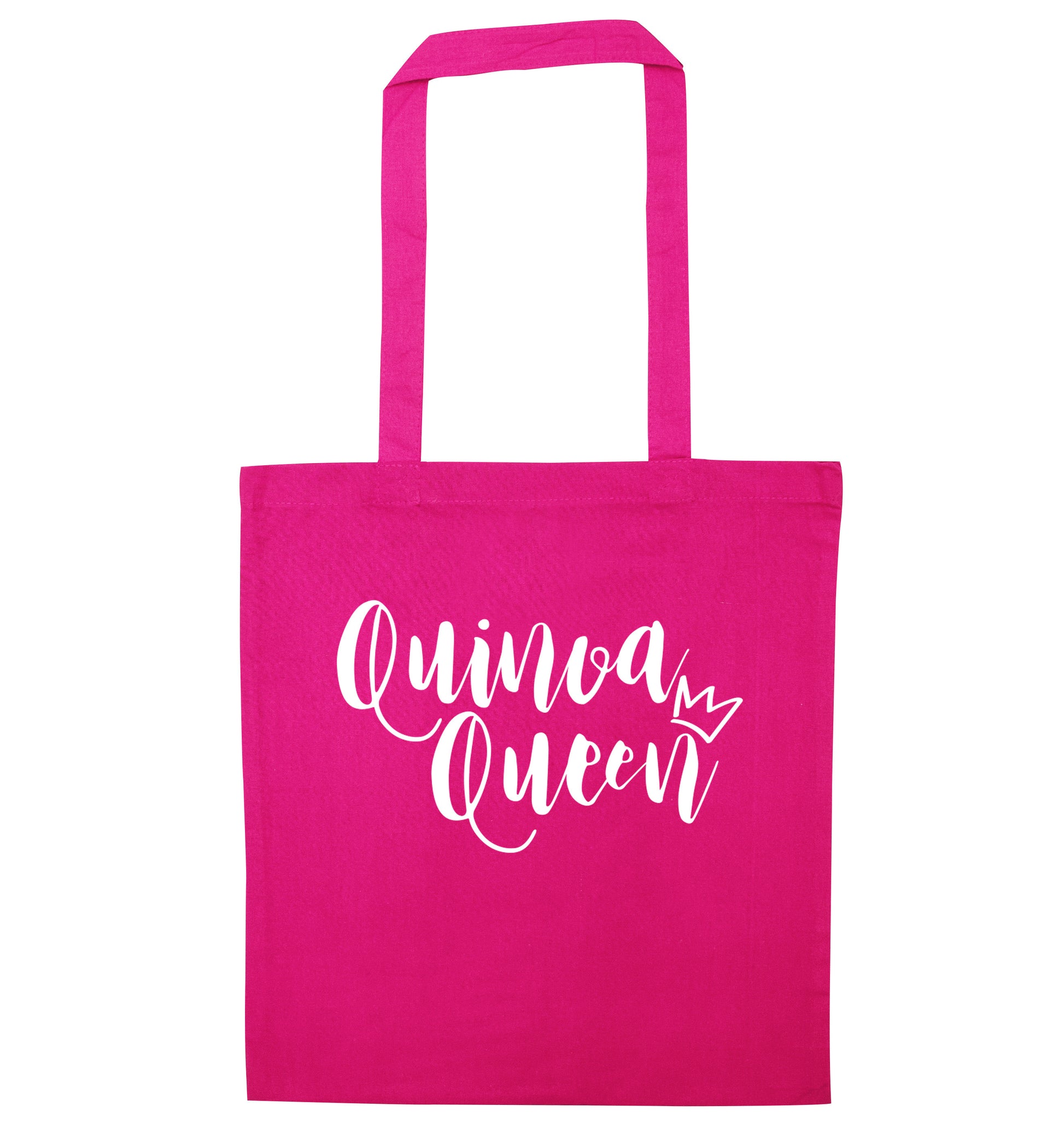 Quinoa Queen pink tote bag