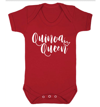 Quinoa Queen Baby Vest red 18-24 months