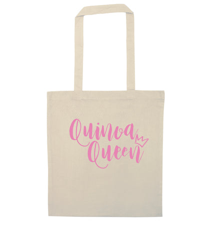 Quinoa Queen natural tote bag