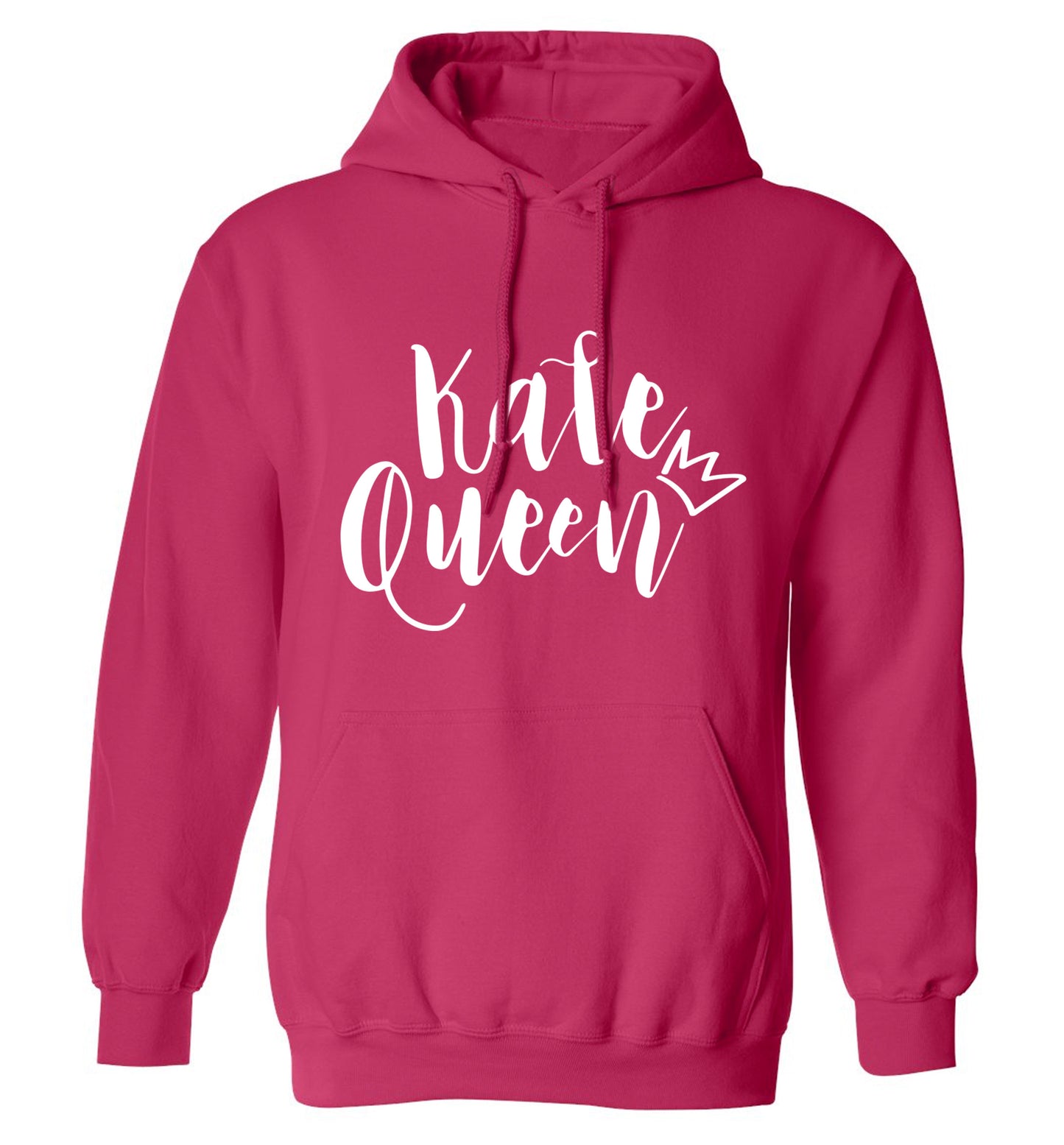 Kale Queen adults unisex pink hoodie 2XL