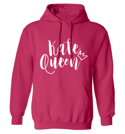 Kale Queen adults unisex pink hoodie 2XL