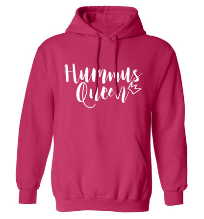 Hummus Hoe adults unisex pink hoodie 2XL