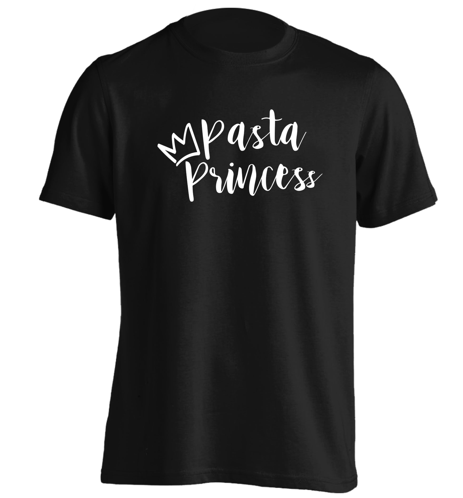 Pasta Princess adults unisex black Tshirt 2XL