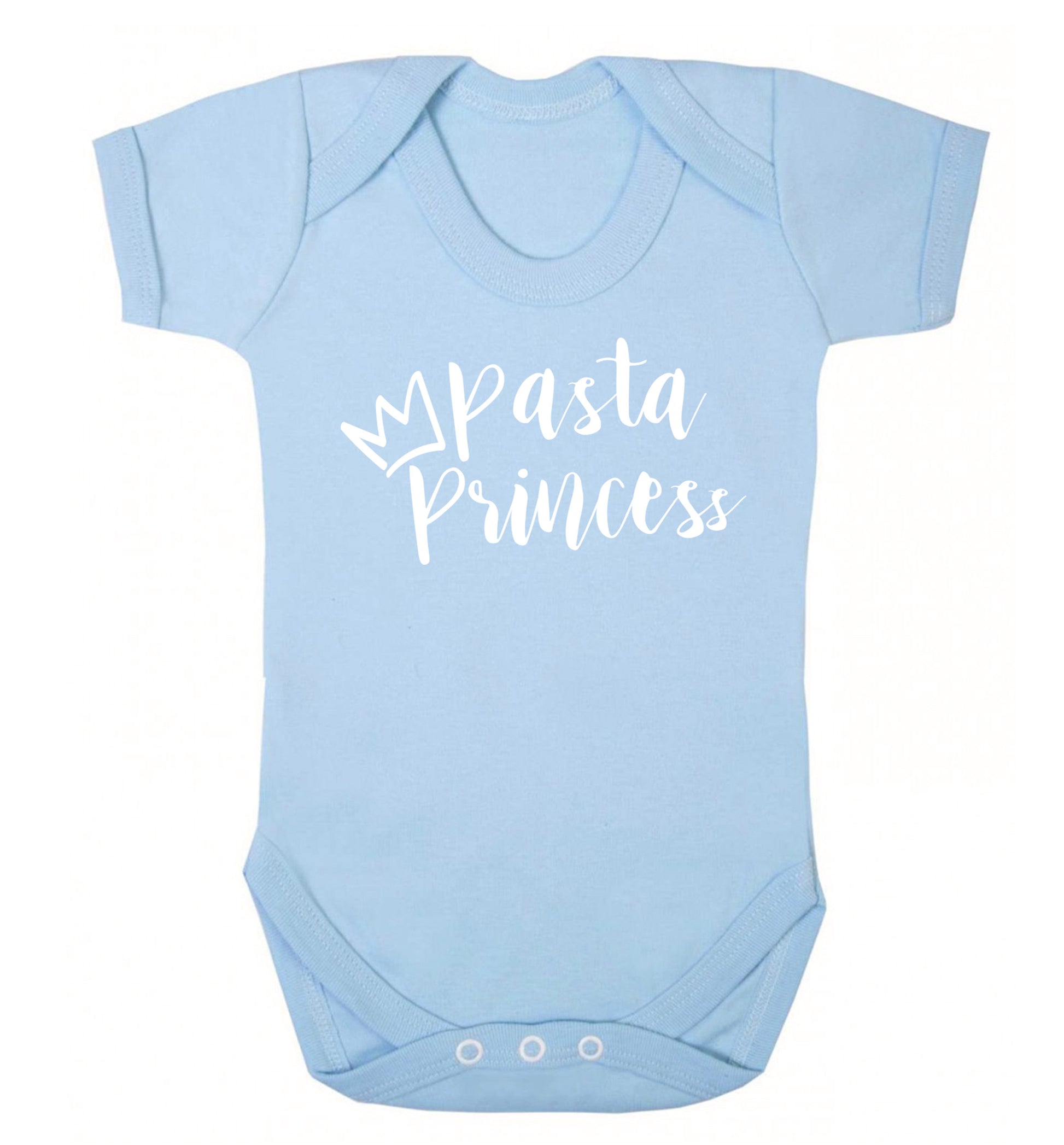 Pasta Princess Baby Vest pale blue 18-24 months