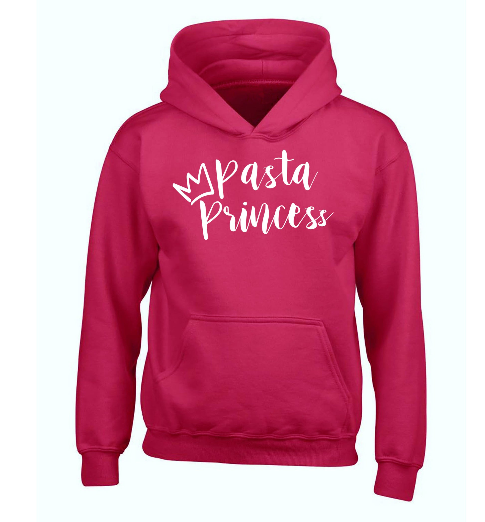 Pasta Princess children's pink hoodie 12-14 Years