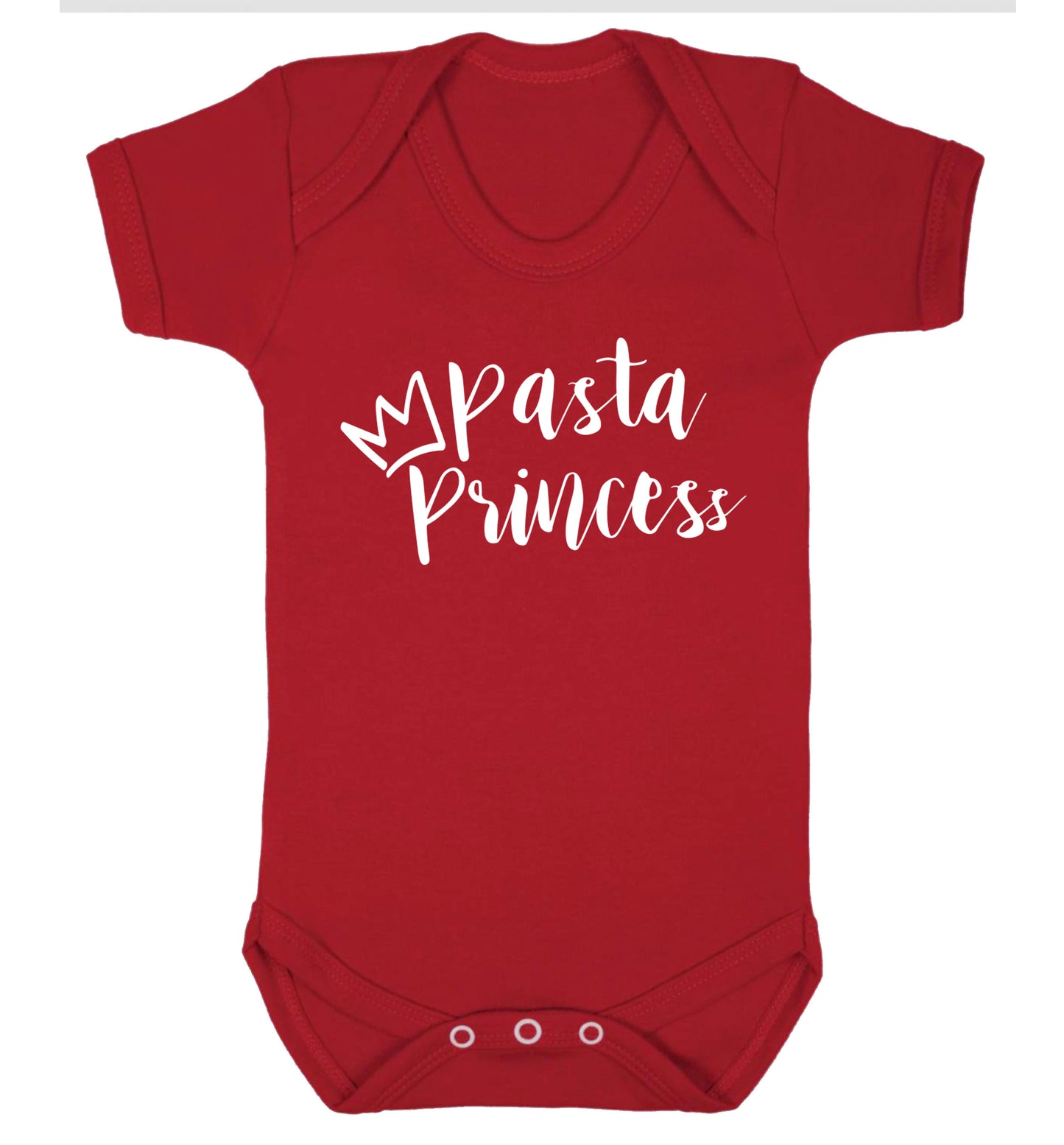 Pasta Princess Baby Vest red 18-24 months