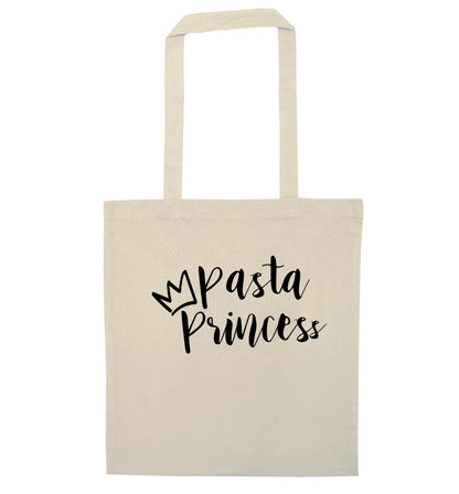 Pasta Princess natural tote bag