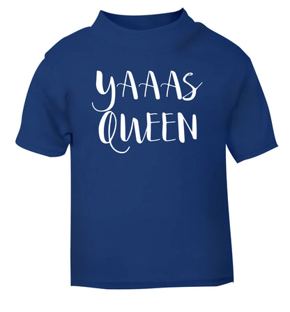 Yas Queen blue Baby Toddler Tshirt 2 Years