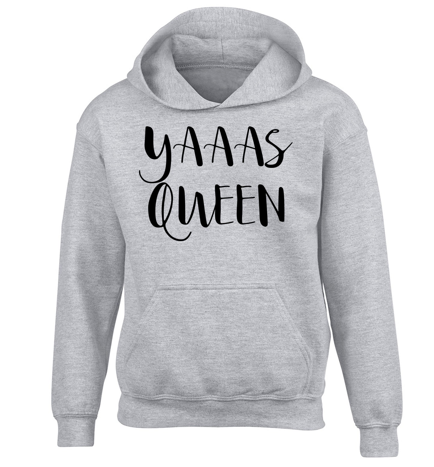 Yas Queen children's grey hoodie 12-14 Years