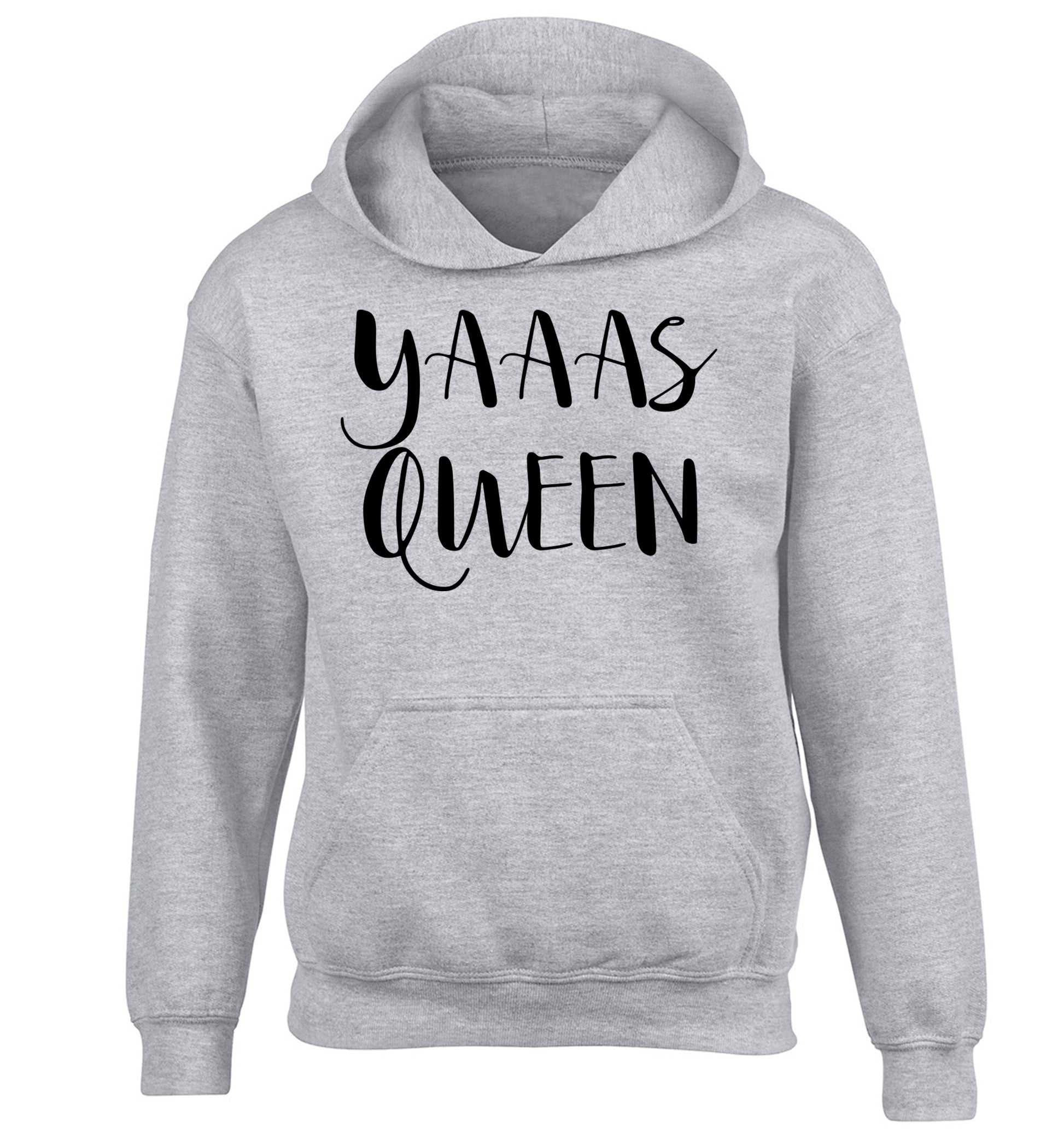 Yas Queen children's grey hoodie 12-14 Years