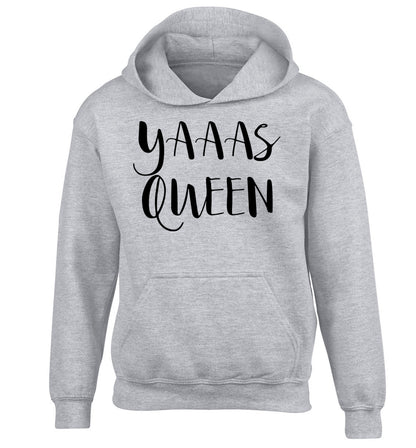 Yas Queen children's grey hoodie 12-14 Years
