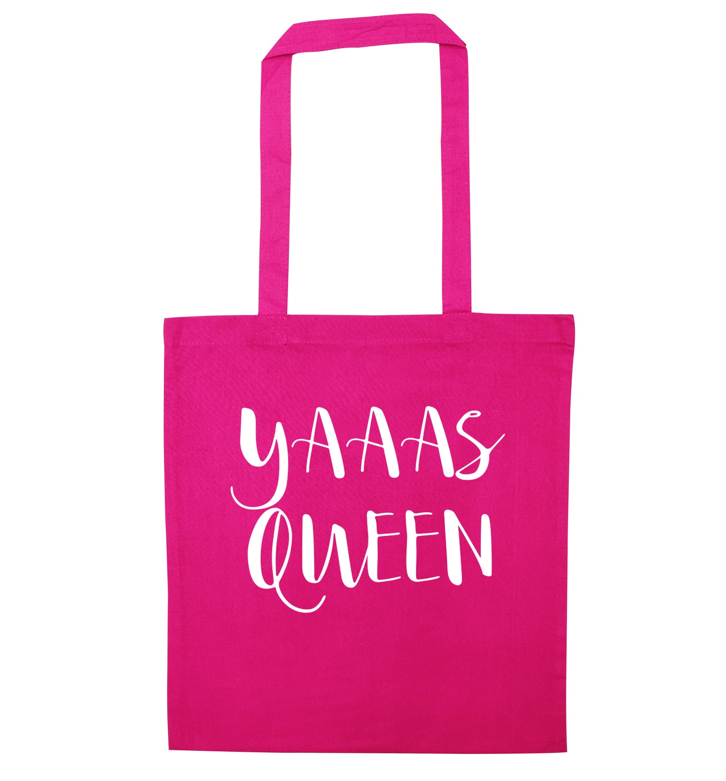Yas Queen pink tote bag