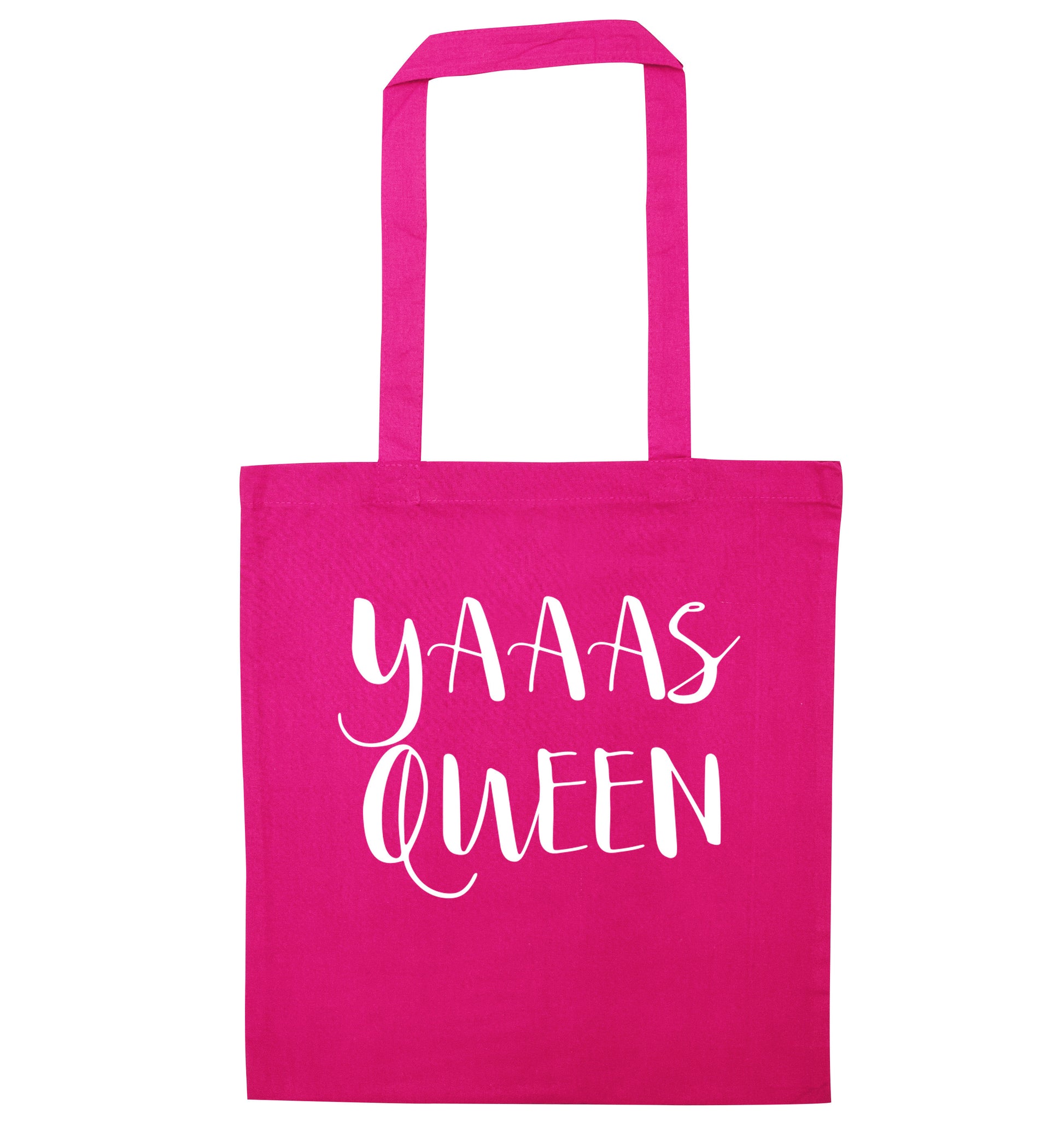 Yas Queen pink tote bag