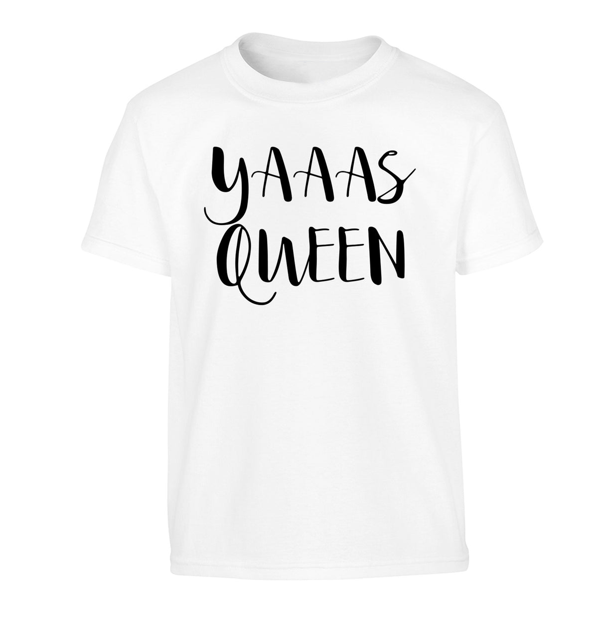 Yas Queen Children's white Tshirt 12-14 Years
