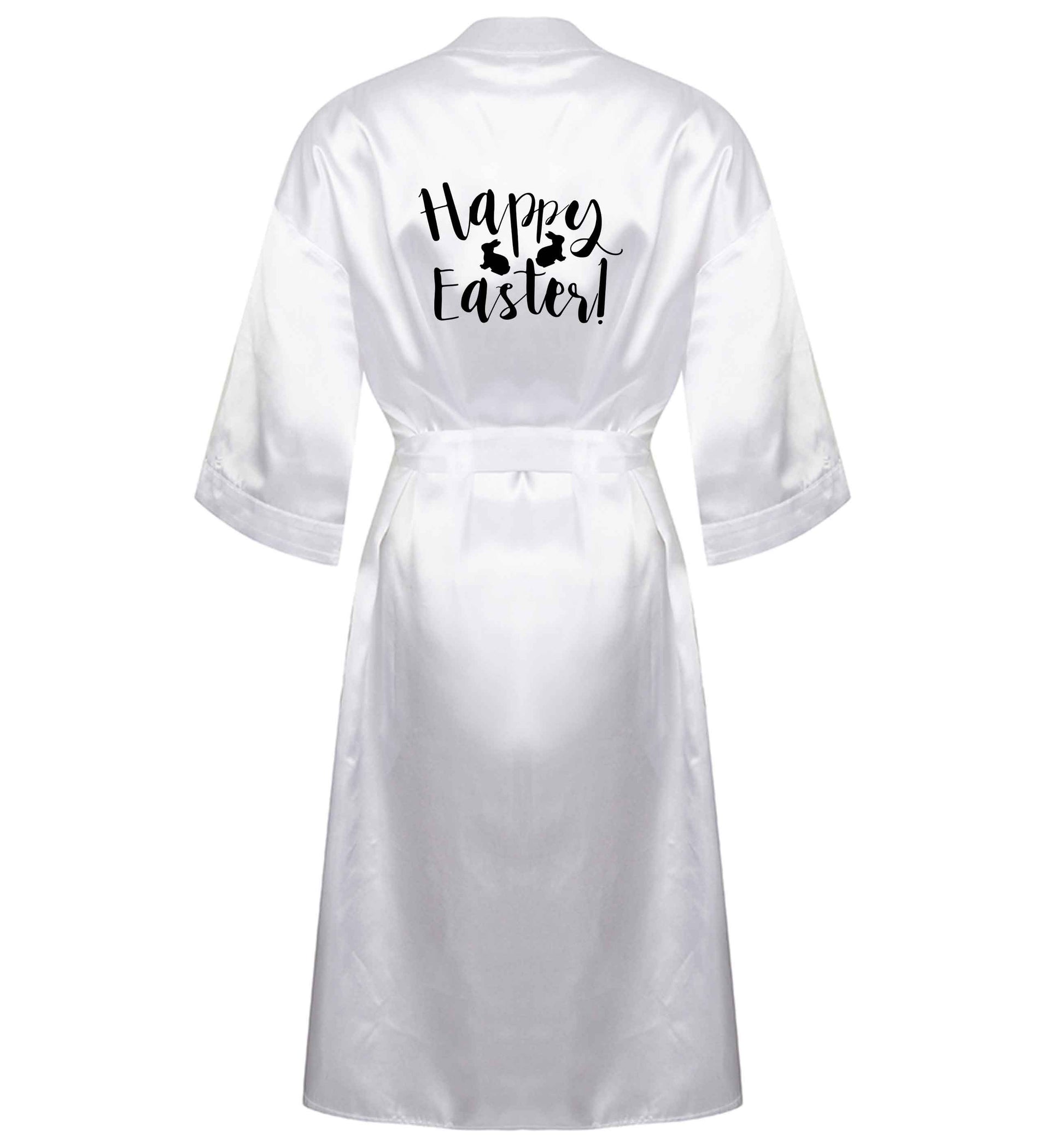 Happy easter XL/XXL white ladies dressing gown size 16/18