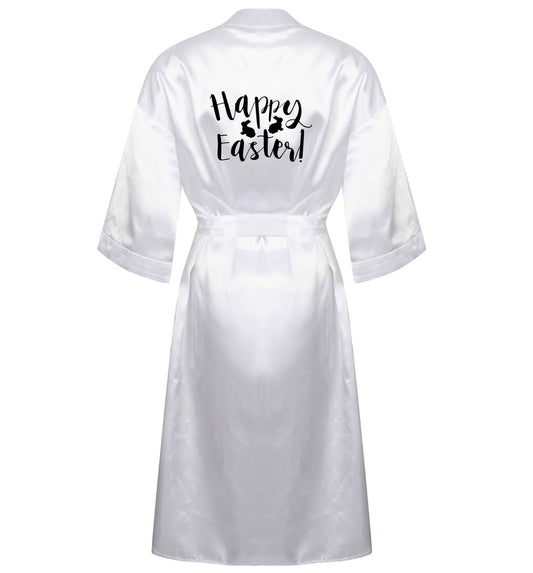 Happy easter XL/XXL white ladies dressing gown size 16/18