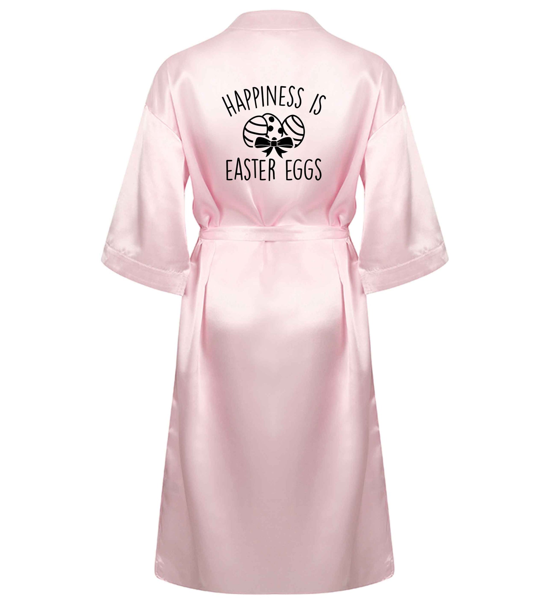Happiness is Easter eggs XL/XXL pink  ladies dressing gown size 16/18