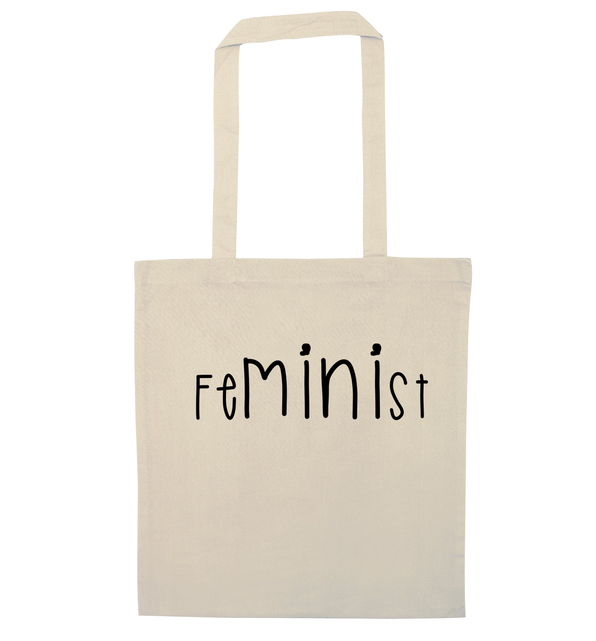 FeMINIst natural tote bag
