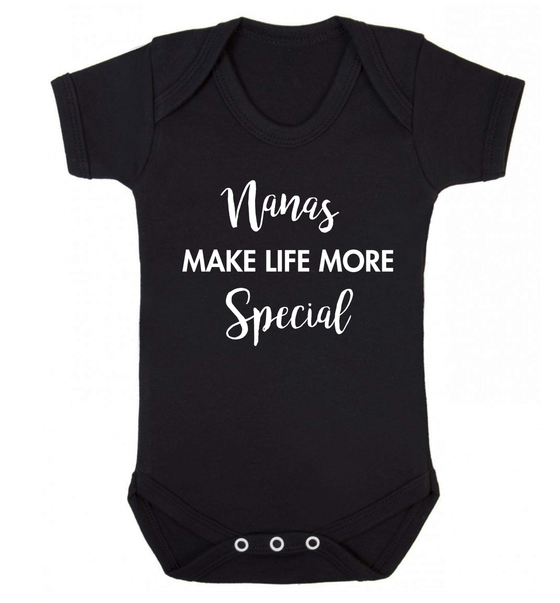 Nanas make life more special Baby Vest black 18-24 months