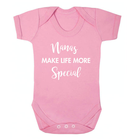 Nanas make life more special Baby Vest pale pink 18-24 months