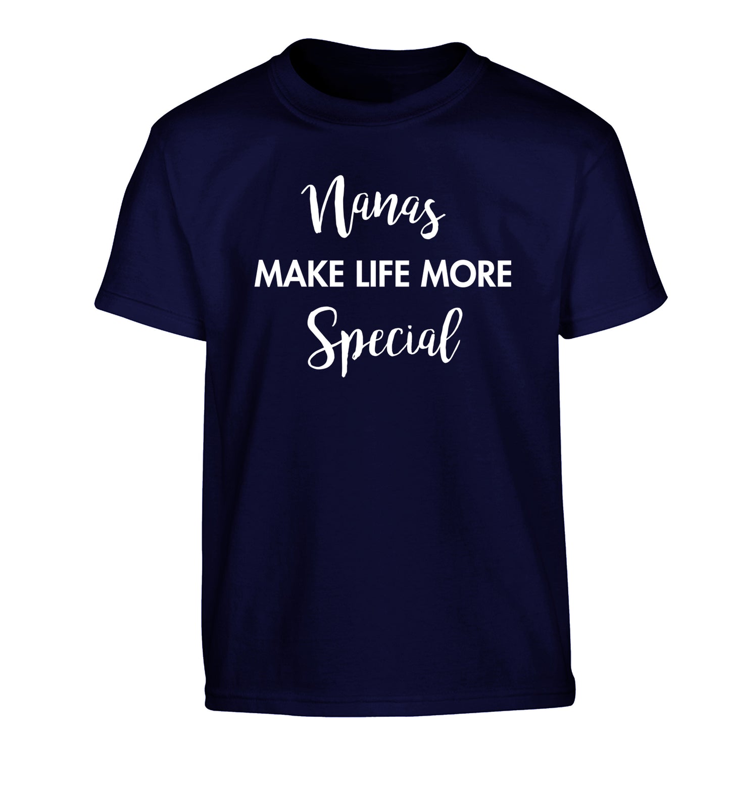 Nanas make life more special Children's navy Tshirt 12-14 Years
