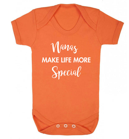 Nanas make life more special Baby Vest orange 18-24 months