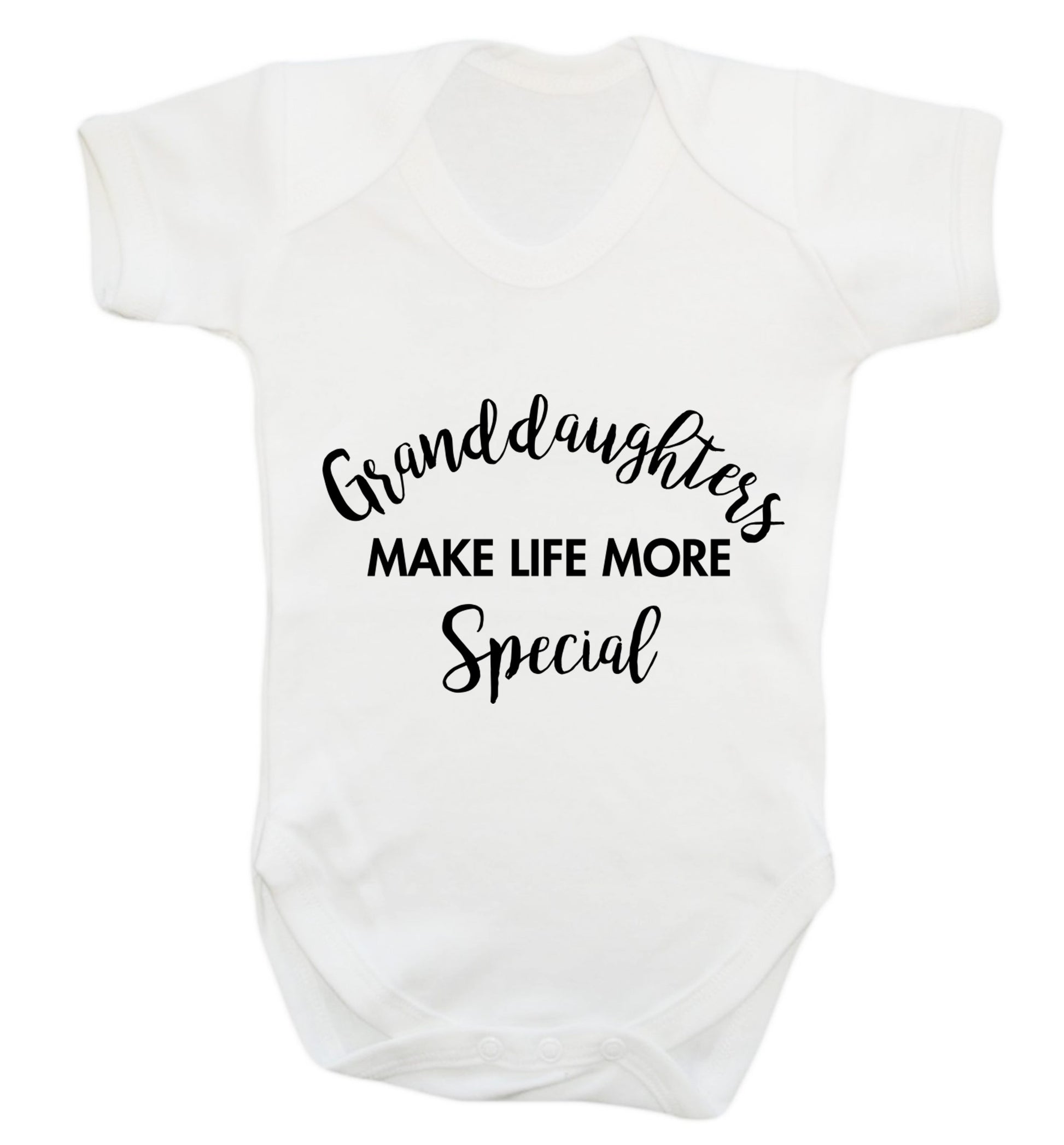 Granddaughters make life more special Baby Vest white 18-24 months