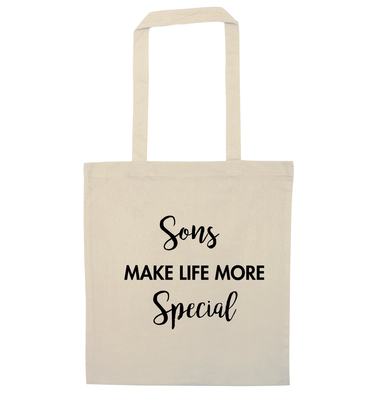 Daughters make life more special natural tote bag