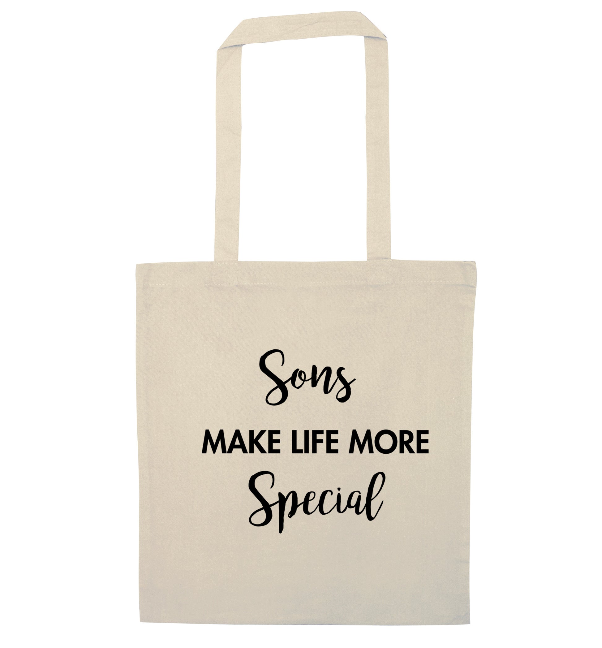Daughters make life more special natural tote bag
