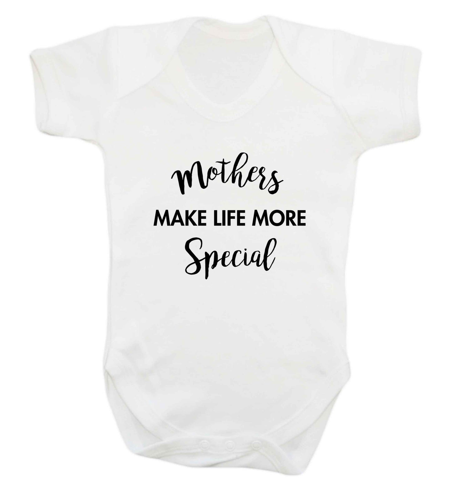 Mother's make life more special baby vest white 18-24 months