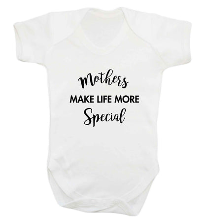 Mother's make life more special baby vest white 18-24 months