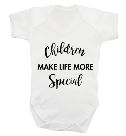 Children make life more special Baby Vest white 18-24 months