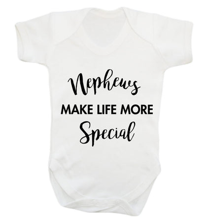 Nephews make life more special Baby Vest white 18-24 months