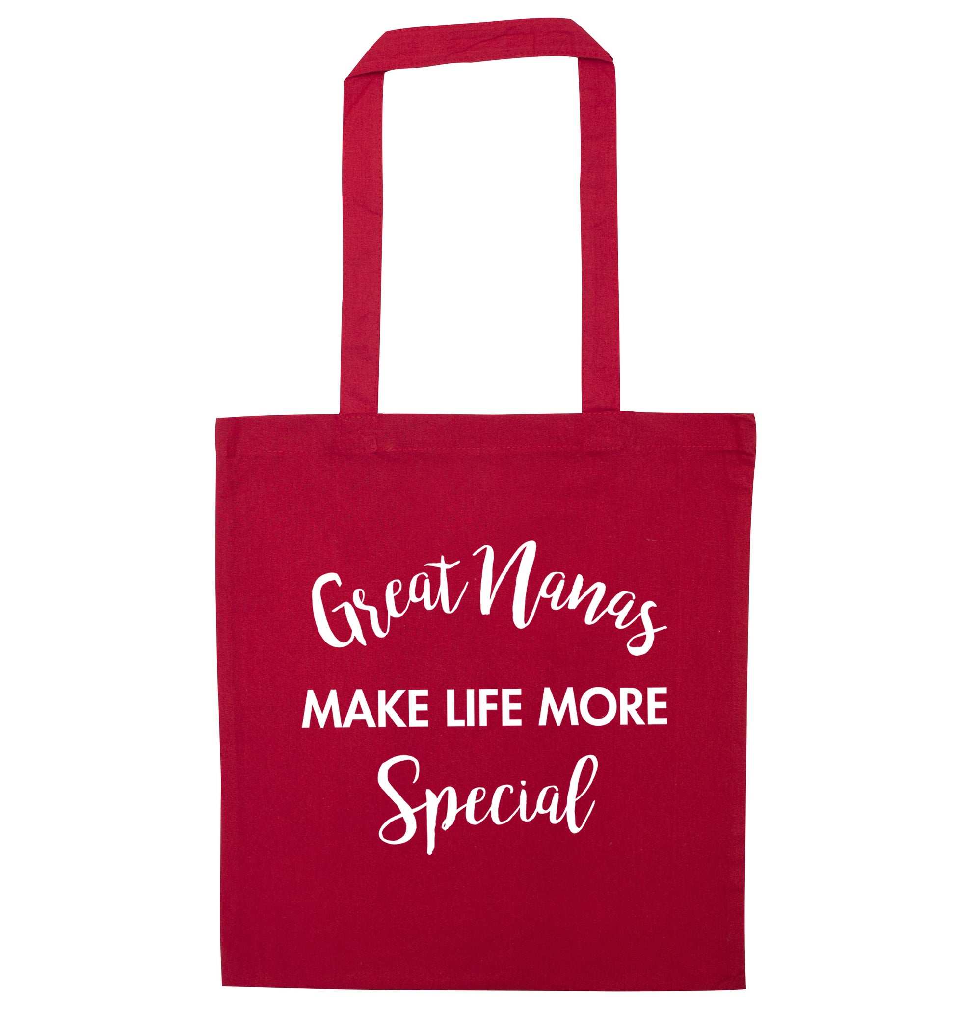 Great nanas make life more special red tote bag