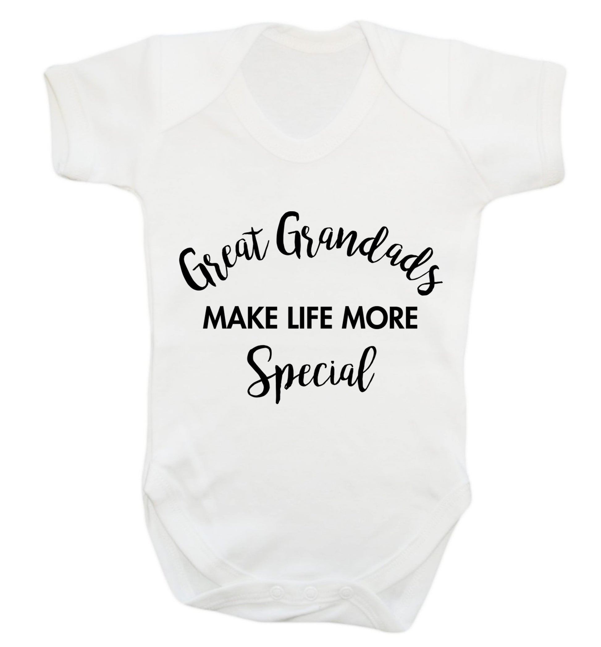 Great Grandads make life more special Baby Vest white 18-24 months