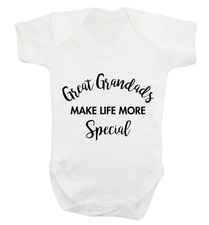 Great Grandads make life more special Baby Vest white 18-24 months