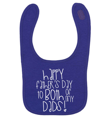 Happy Father's Day to both of my dads | baby bib
