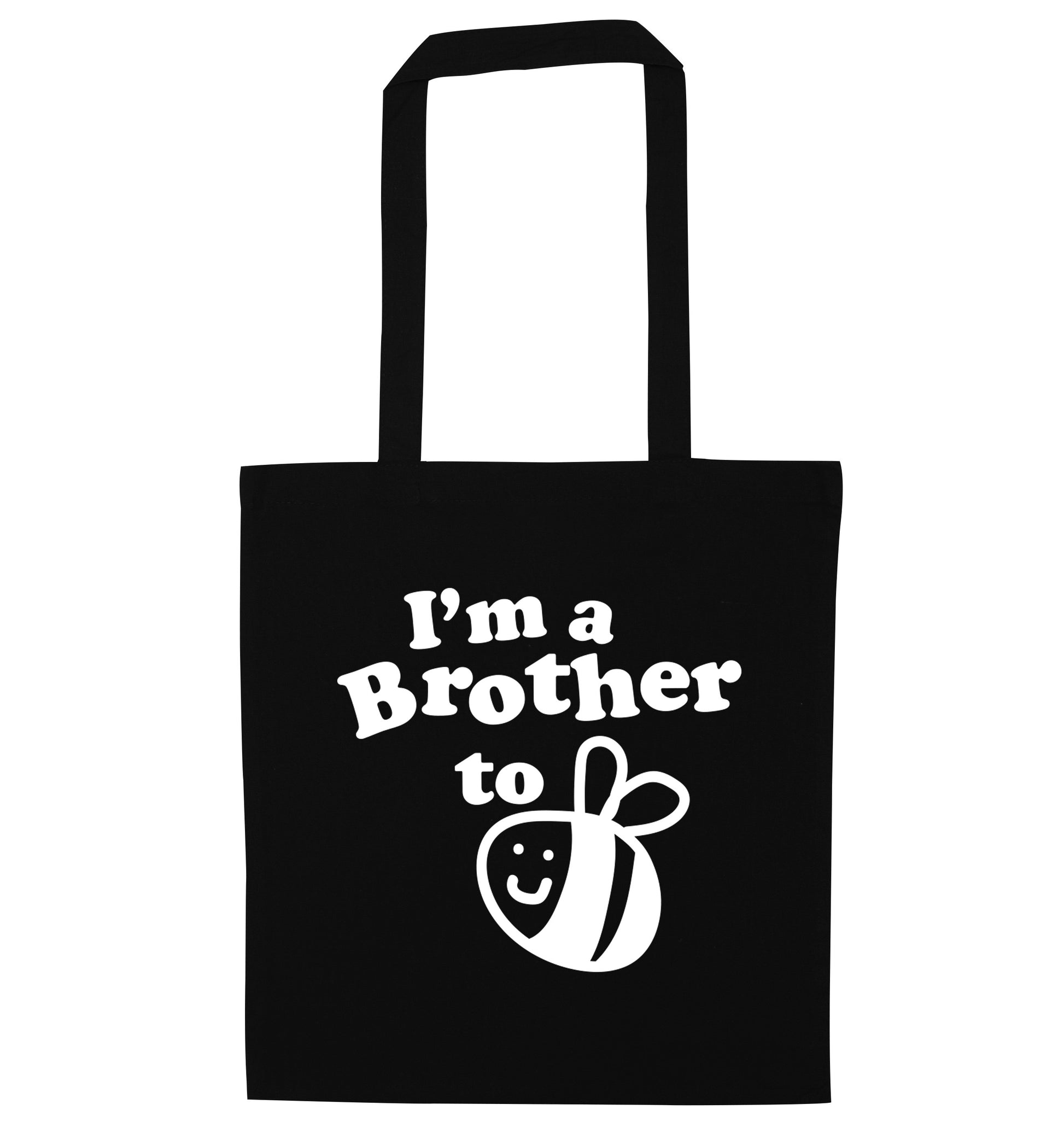 I'm a brother to be black tote bag