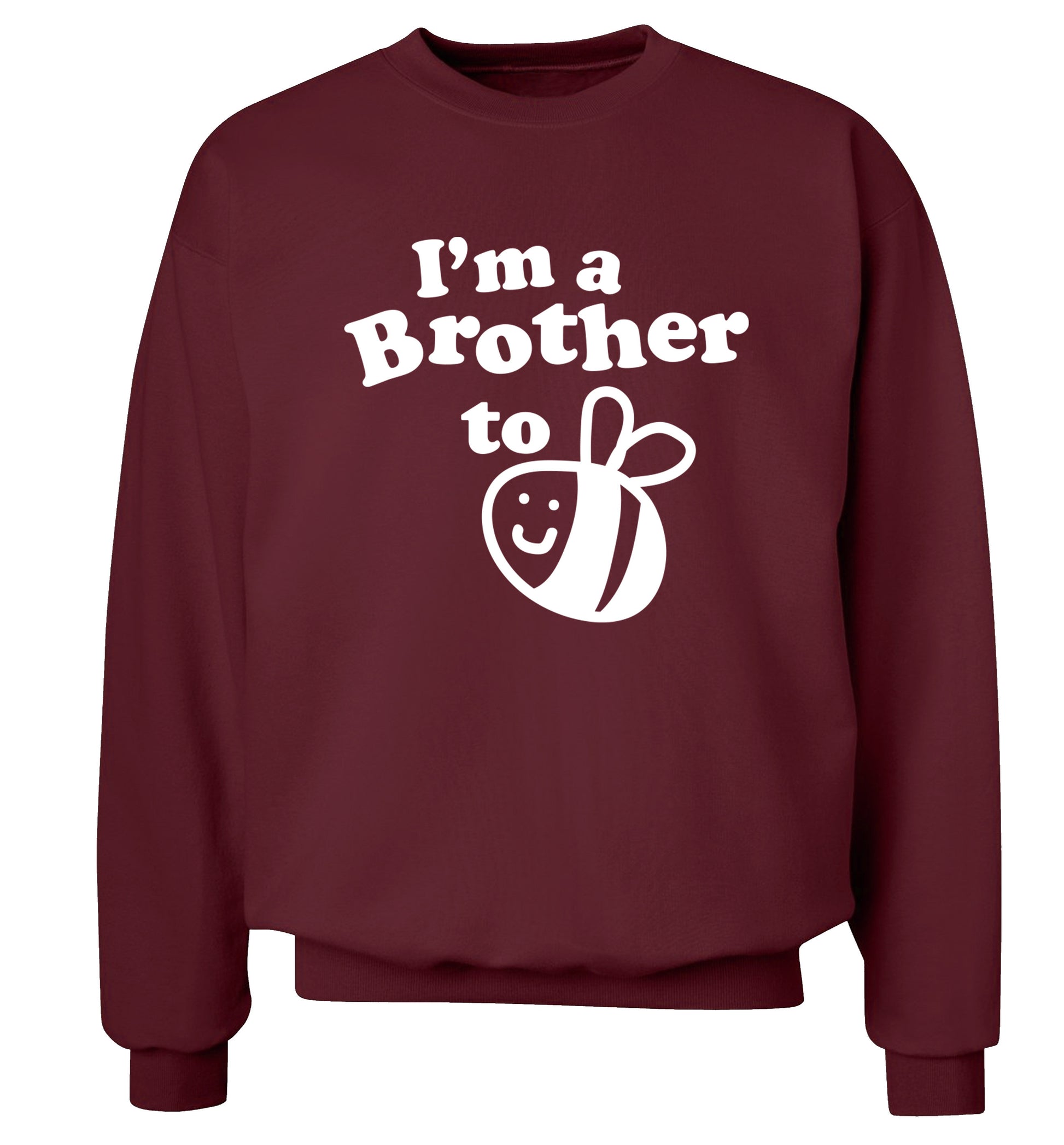 I'm a brother to be Adult's unisex maroon Sweater 2XL