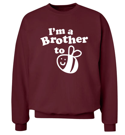 I'm a brother to be Adult's unisex maroon Sweater 2XL