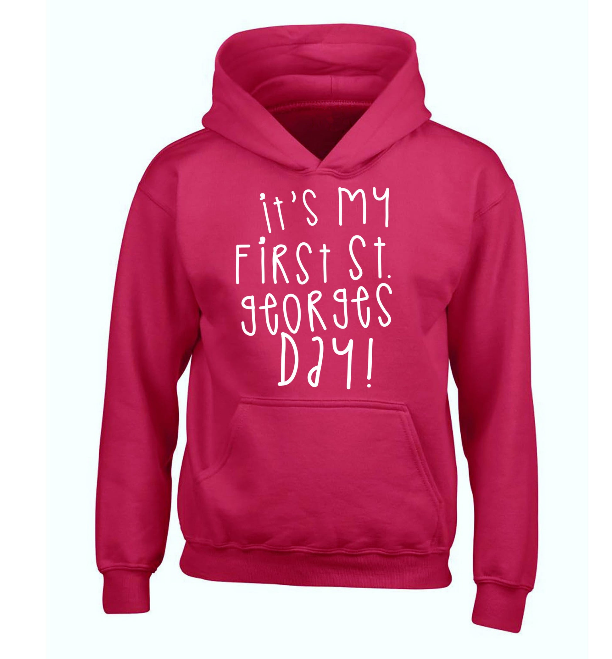 It's my first St Georges day children's pink hoodie 12-14 Years