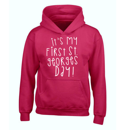 It's my first St Georges day children's pink hoodie 12-14 Years
