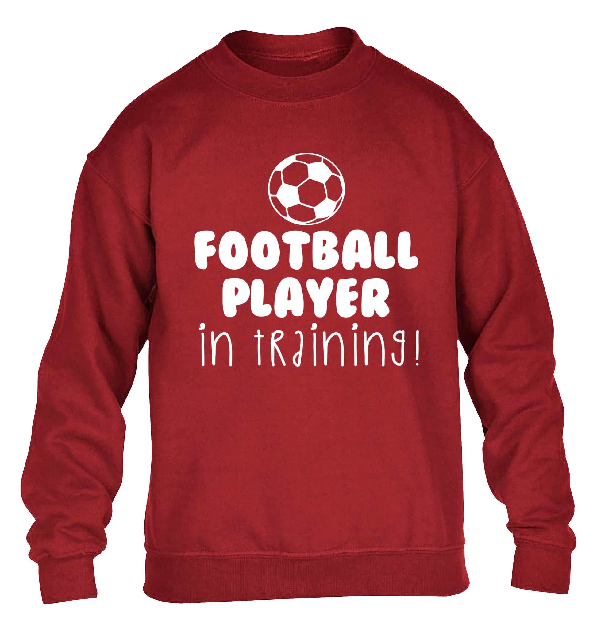 Football player in training children's grey sweater 12-14 Years