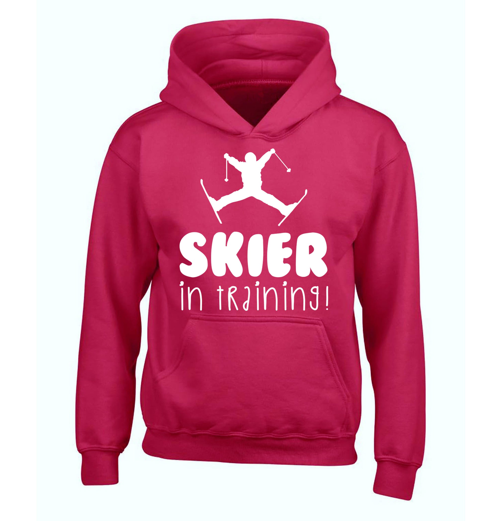 Skier in training children's pink hoodie 12-14 Years