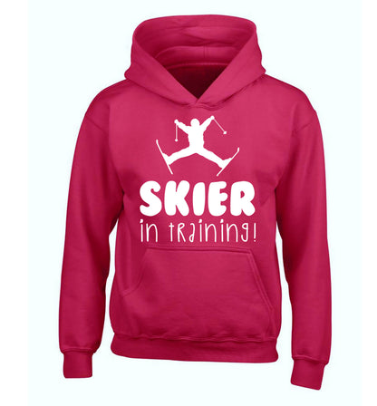 Skier in training children's pink hoodie 12-14 Years