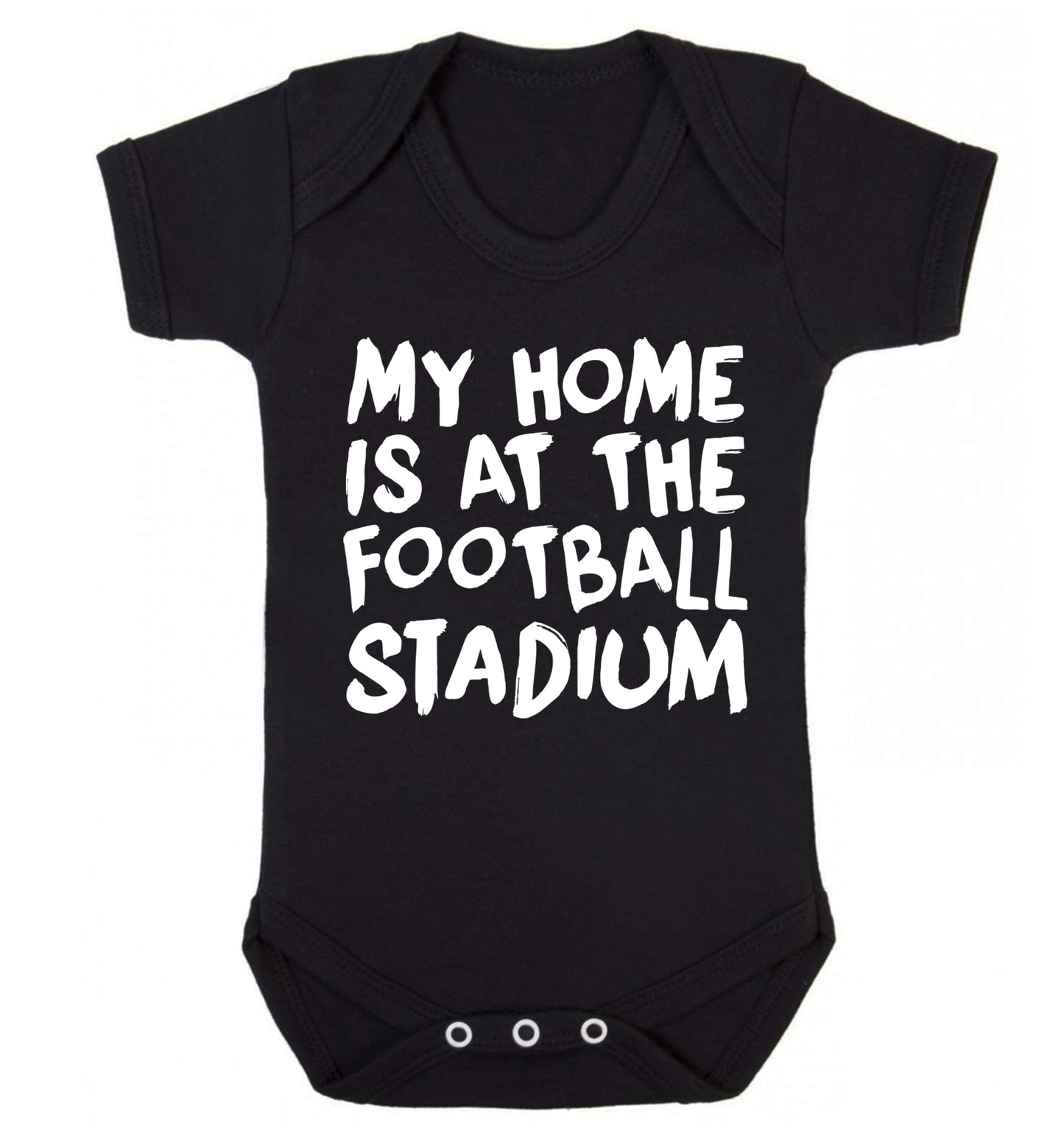 My home is at the football stadium Baby Vest black 18-24 months